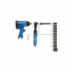 Mauk Druckluft Geräteset 36 Teiliges Set Mit Schlagschrauber, Ratsche, Meisselhammer Und Zubehör -MAUK shop 11693410 4