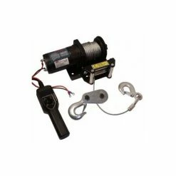 Mauk Seilwinde Seilzug 0,85 PS 12V 2000 Lbs 900 Kg 3m/min Seil 15 M