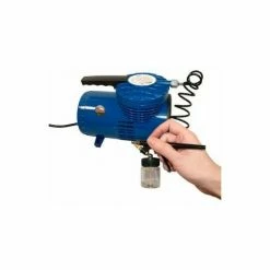 Mauk AirBrush Komplett Set Kompressor Farbpistole Mit Zubehör ölfrei 170 W 64 L/min 7 Mauk AirBrush Komplett Set Kompressor Farbpistole Mit Zubehör ölfrei 170 W 64 L/min -MAUK shop 11693493 3