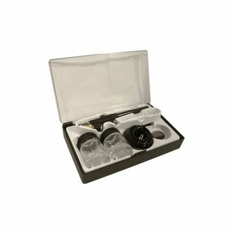 Mauk AirBrush Komplett Set Kompressor Farbpistole Mit Zubehör ölfrei 170 W 64 L/min 5 Mauk AirBrush Komplett Set Kompressor Farbpistole Mit Zubehör ölfrei 170 W 64 L/min – Bild 5