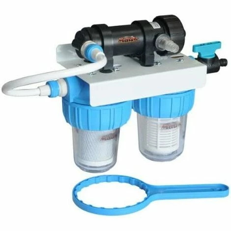 Mauk Kombifilter UVC 7 W Wasserfilter Netzfilter Aktivkohlefilter Vorfilter 4000 l/h Mauk Kombifilter UVC 7 W Wasserfilter Netzfilter Aktivkohlefilter Vorfilter 4000 L/h -MAUK shop 11693504 1