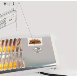 Mauk Quarzstrahler Heizstrahler Frostwächter Heizer Heizung 1200 W -MAUK shop 11693522 3