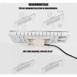 Mauk Quarzstrahler Heizstrahler Frostwächter Heizer Heizung 1200 W -MAUK shop 11693522 4