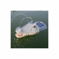 Mauk Solar Springbrunnen Pumpe Teichpumpe Wasserspiel Krokodil