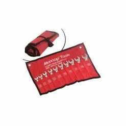 Mauk Werkstatt Hochwertiges Stummel Ratschen- Maulschlüssel Set Ratschenschlüssel Satz 10 Teilig 10 - 19 Mm