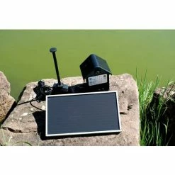 Mauk Solar Springbrunnen250 L/h 2,4 Watt Maximale Förderhöhe 1,2 Meter Mit LED Beleuchtung