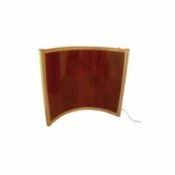 Mauk Infrarot Standheizer Heizer Heizung Heizgerät Halbrund 250 W Holzoptik