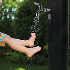 Mauk Solardusche Camping Gartendusche - Brause Mit Wasserhahn - 35 Liter Schwarz -MAUK shop 11693807 5