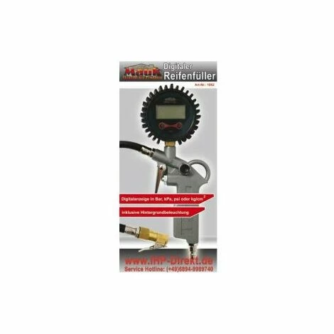 Mauk Kfz Auto digitaler Druckluft Reifenfüller Reifenfüllmessgerät mit Messing Connector 10 bar Mauk Kfz Auto Digitaler Druckluft Reifenfüller Reifenfüllmessgerät Mit Messing Connector 10 Bar -MAUK shop 11693831 2