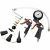 Mauk Druckluft Set 8 Bar - 13 Teilig Reifenfüller & Ausblaspistole Inklusive Verlängerungsdüsen & Adapter