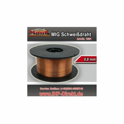 Mauk Schweißdraht MIG 0,8 mm 1 kg Rolle Mauk Schweißdraht MIG 0,8 Mm 1 Kg Rolle -MAUK shop 11693840 3