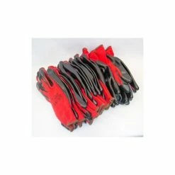 Mauk Handschuhe Arbeitshandschuhe Schutzhandschuhe Polyester Rot, Schwarz Nitril Beschichtet Größe 10" 12 Paar -MAUK shop 11693857 5