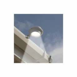 Mauk Solarlicht Solar Leuchte Licht Strahler Außen Garten Wegbeleuchtung Für Die Dachrinne Weiß 3 X LED Weiß 2-er Set -MAUK shop 11693897 3