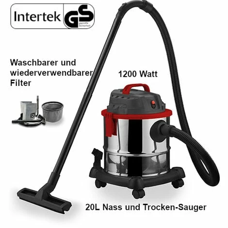 Mauk 20 l Nass- und Trockensauger Staubsauger Sauger kompakt - 1200 W Mauk 20 L Nass- Und Trockensauger Staubsauger Sauger Kompakt - 1200 W -MAUK shop 11693938 3