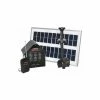Mauk Solar Teichpumpen Set Mit LED Und Remote Control - 260 L/h, 3,5 W