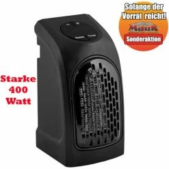 Mauk Handy Heater Steckdosen Heizung Heizgebläse Heizgerät Mini Heizer Kompakt 400 W