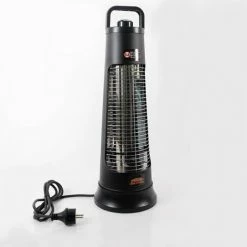 Mauk Karbonfaser Standheizgerät Für Den Außenbereich - Terassenheizung - 300 - 600 Watt Schwarz