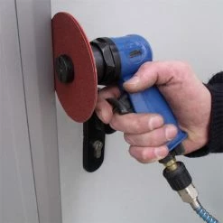 Mauk Druckluft Tellerschleifer Schleifer Schleifgerät Set Mit Schleifscheiben - 18000 U/min, 6 Bar 3 Mauk Druckluft Tellerschleifer Schleifer Schleifgerät Set Mit Schleifscheiben - 18000 U/min, 6 Bar -MAUK shop 15380991 4