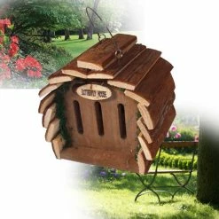 Mauk Schmetterlingshaus Insektenhotel Mit Haken Zum Aufhängen - 16 X 14 X 16 Cm