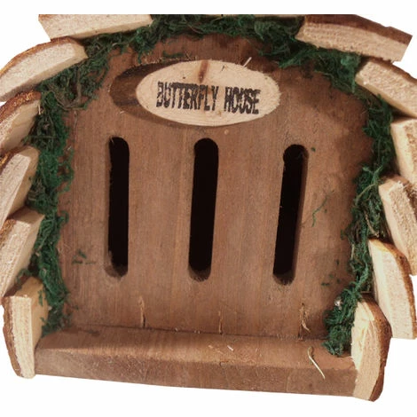 Mauk Schmetterlingshaus Insektenhotel mit Haken zum Aufhängen - 16 x 14 x 16 cm Mauk Schmetterlingshaus Insektenhotel Mit Haken Zum Aufhängen - 16 X 14 X 16 Cm -MAUK shop 15381007 2