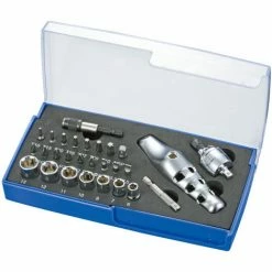 Mauk Finger Ratschen Set 28 Teilig - 1/4 Zoll