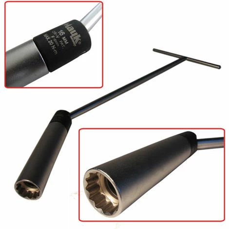 Mauk Zündkerzensteckschlüssel Zündkerzenschlüssel mit Drehmomentbegrenzung - 16 mm Mauk Zündkerzensteckschlüssel Zündkerzenschlüssel Mit Drehmomentbegrenzung - 16 Mm -MAUK shop 15381058 1