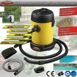 Mauk 3in1 Schlammsauger 1200 Watt Poolsauger / Schlammsauger / Nass - Und Trockensauger -MAUK shop 45801170 5