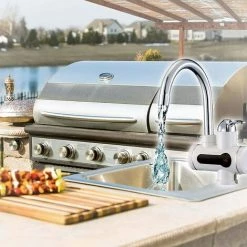 Mauk Armatur Digitaler Wasserhahn - Elektrischer Durchlauferhitzer Mit LED Temperaturanzeige - Drehbar - Weiß -MAUK shop 45801171 4