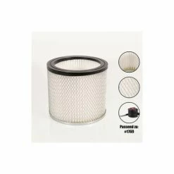 Mauk Ersatz Kartuschenfilter Passend Zu #1769 Asche - Und Grobschmutzsauger 15 Liter